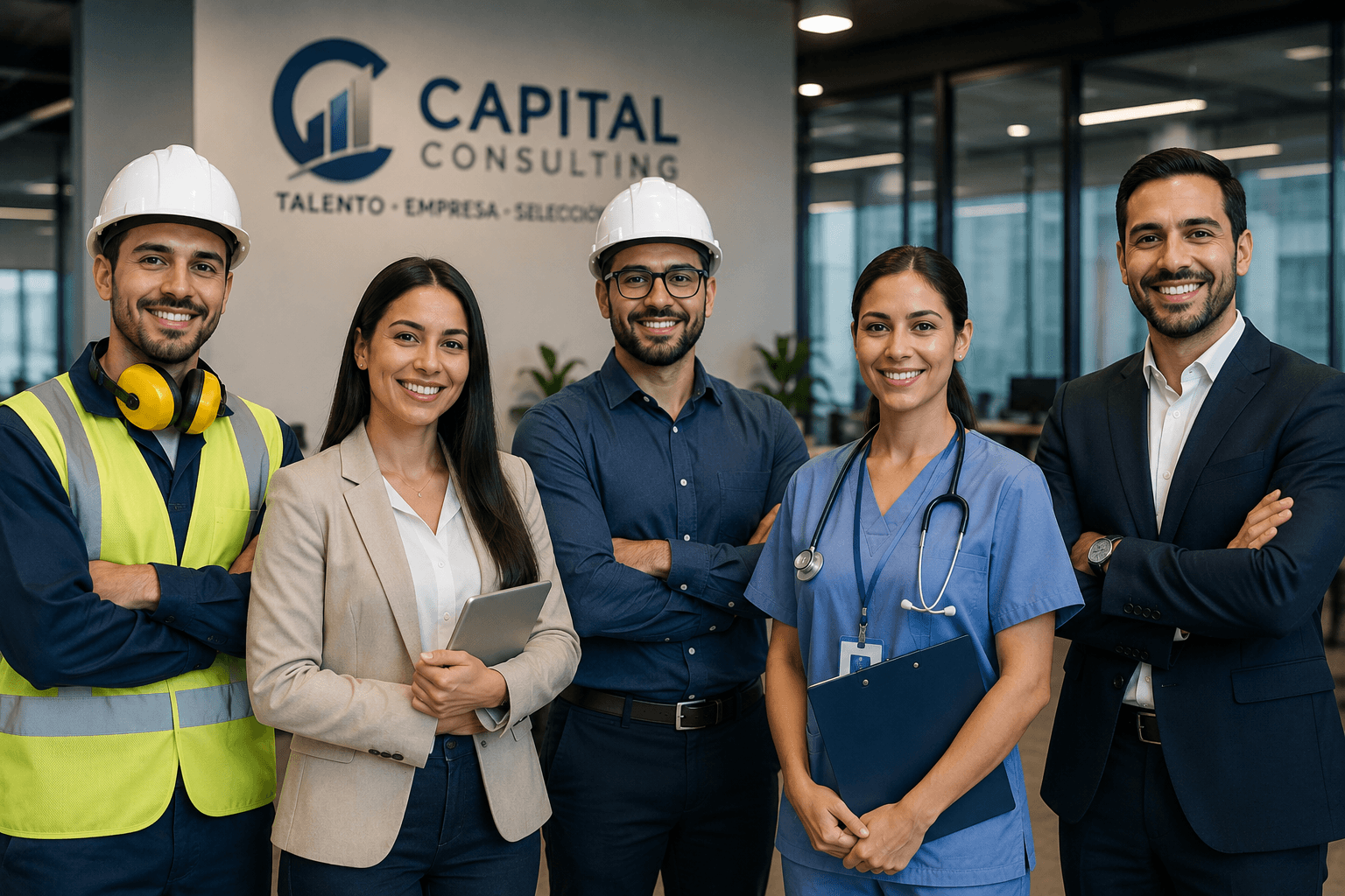 Perfiles operativos, administrativos, de salud y ejecutivos gestionados por Capital Staffing