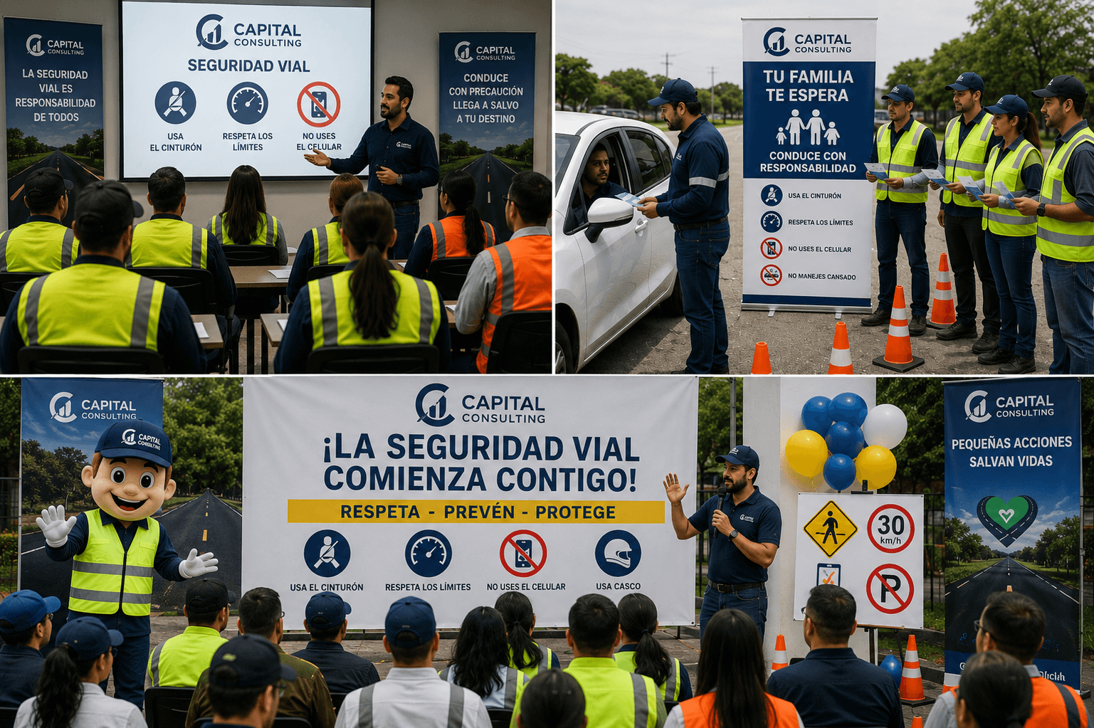 Seguridad vial: capacitaciones y campañas
