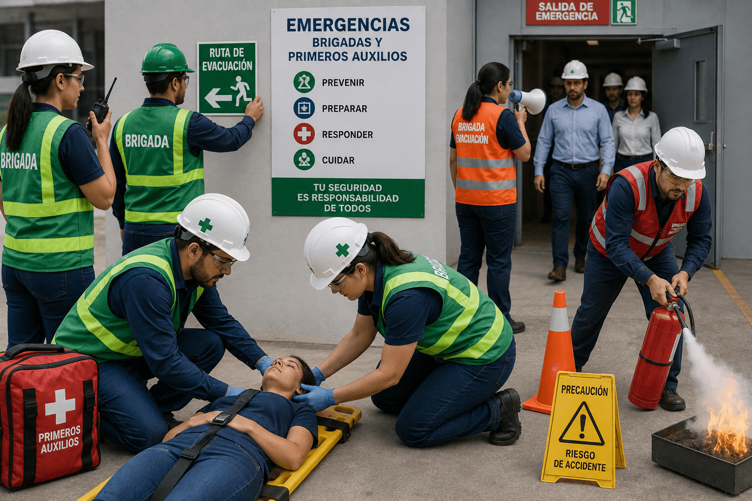 Emergencias, brigadas y primeros auxilios
