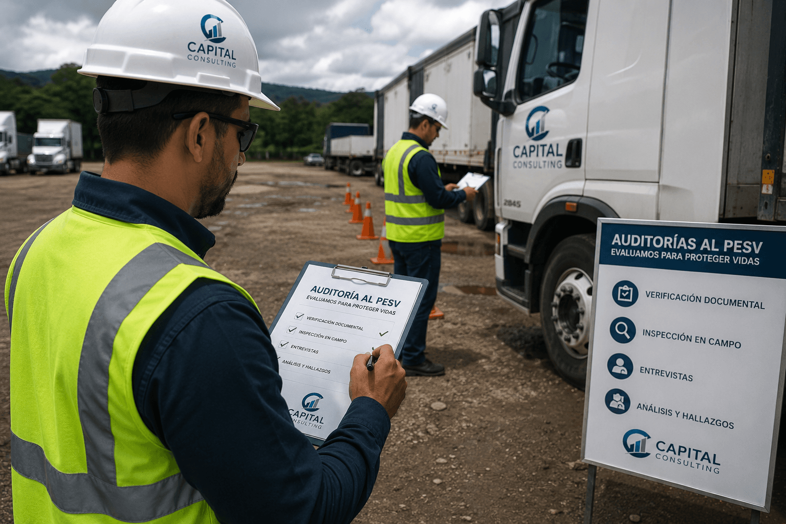 Auditoría al PESV de Capital Consulting en operación de carga